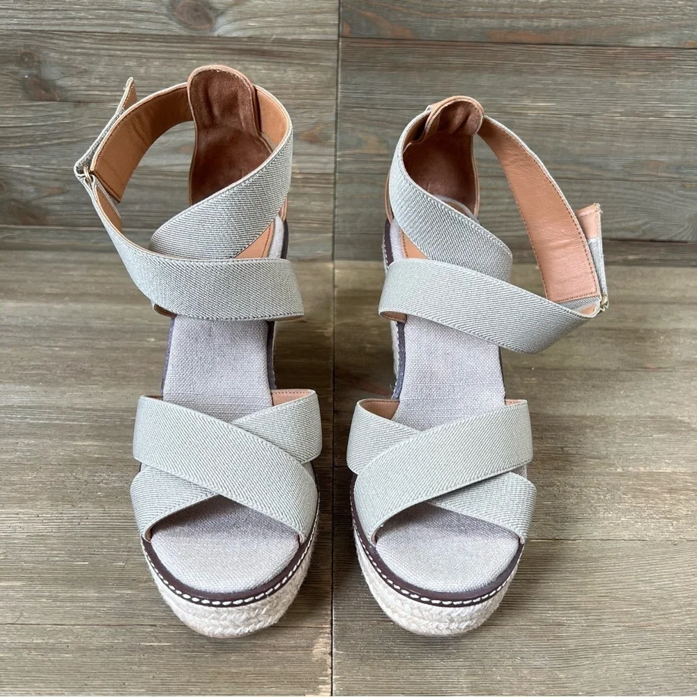 NEW Tory Burch Frieda Espadrille Wedges